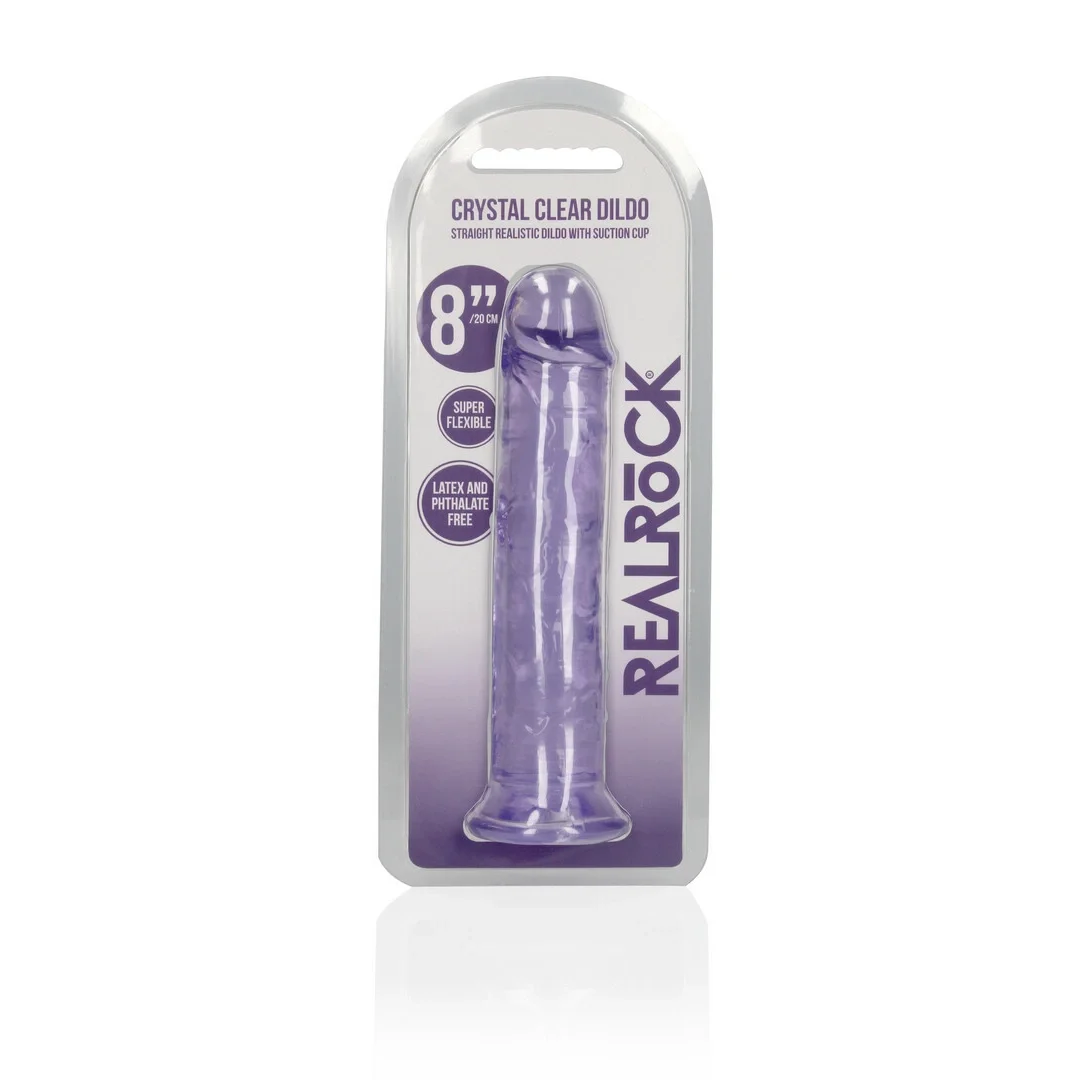 RealRock Crystal Clear model 20 cm - anatomiczny model z przyssawką — zdjęcie 11