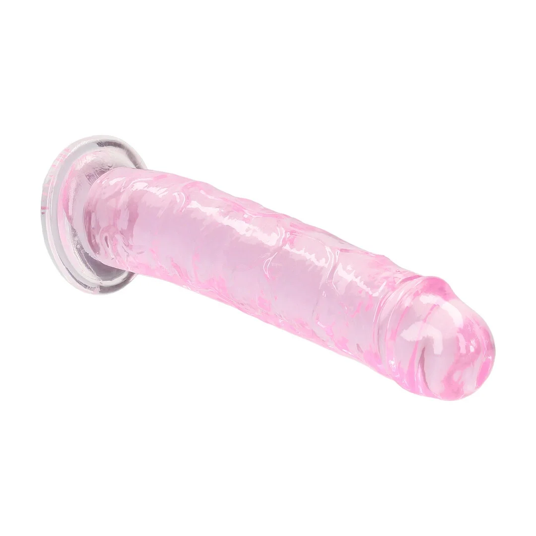 REALROCK Crystal Clear model 5 12,7 cm rożowy - anatomiczny kształt — zdjęcie 4
