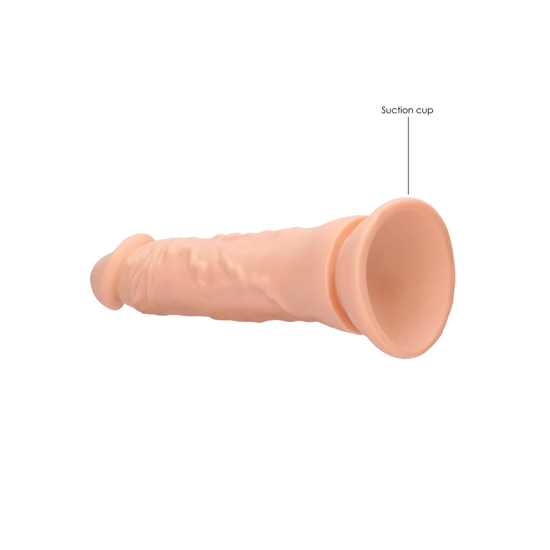 RealRock Model 17 cm - anatomiczny kształt, powierzchnia z teksturą żył — zdjęcie 8