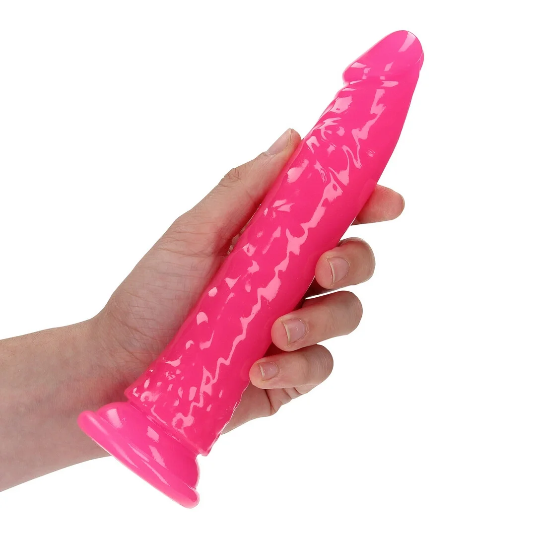 RealRock Model Glow In The Dark 18 cm z przyssawką, elastyczny — zdjęcie 12