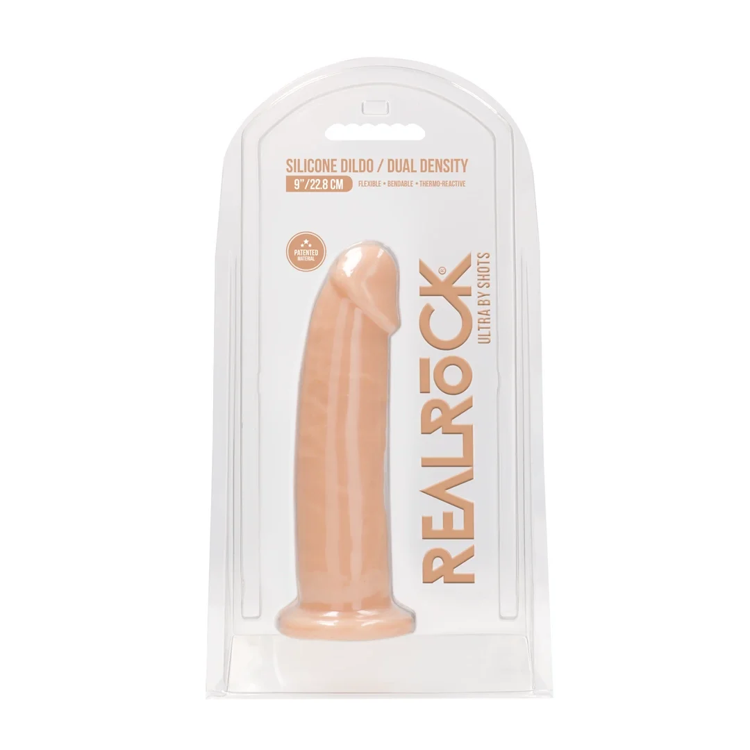RealRock Ultra silikonowy model anatomiczny 23 cm z przyssawką cielisty — zdjęcie 2