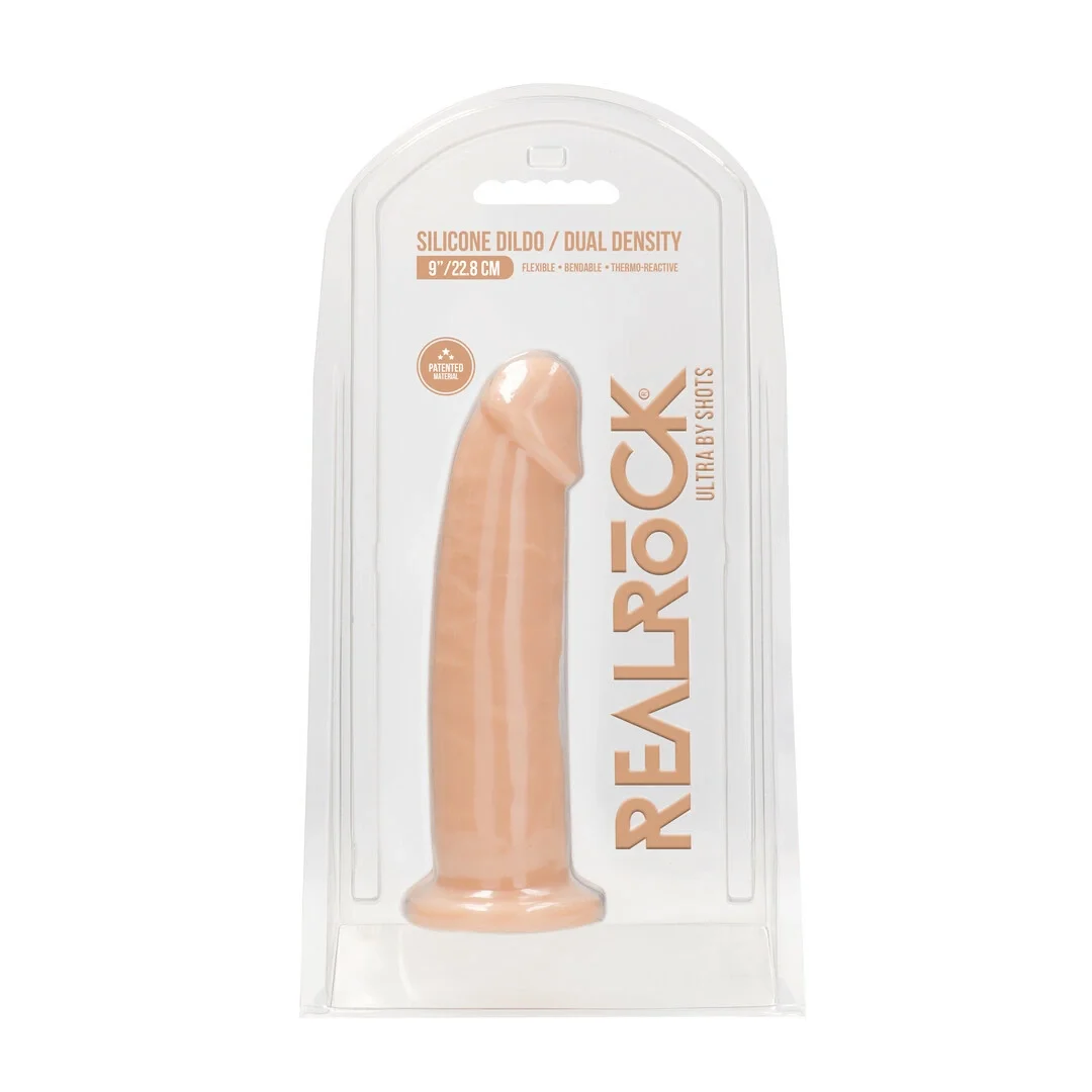 RealRock Ultra silikonowy model anatomiczny 23 cm z przyssawką cielisty — zdjęcie 8