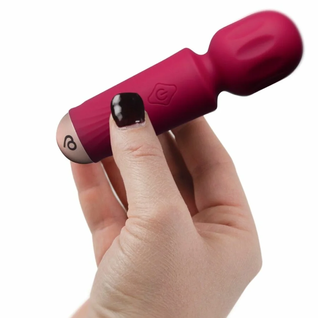 Rocks-Off Azalia Mini Rożdżka Wibracyjna 16 Trybow, Czerwona, USB, 11,5 cm — zdjęcie 3
