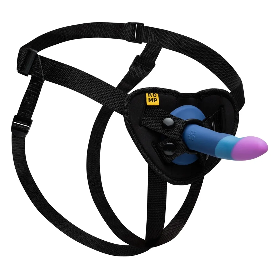 ROMP Piccolo Pegging Kit - Zestaw dwukolorowy z uprzężą i silikonowym elementem, 14 cm — zdjęcie 2