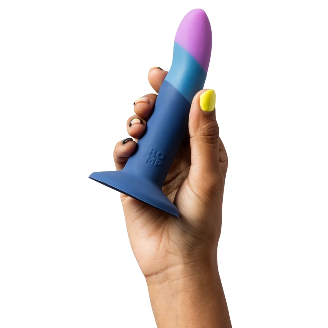 ROMP Piccolo Pegging Kit - Zestaw dwukolorowy z uprzężą i silikonowym elementem, 14 cm — zdjęcie 5