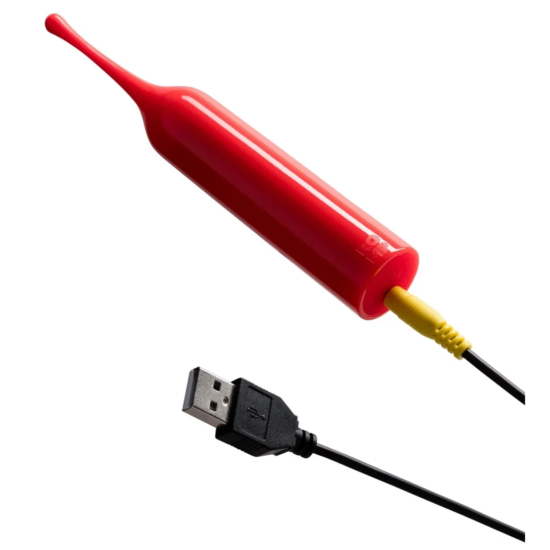 ROMP Pop Mini urządzenie wibrujące 2 wymienne końcowki silikonowe 14,5cm — zdjęcie 8