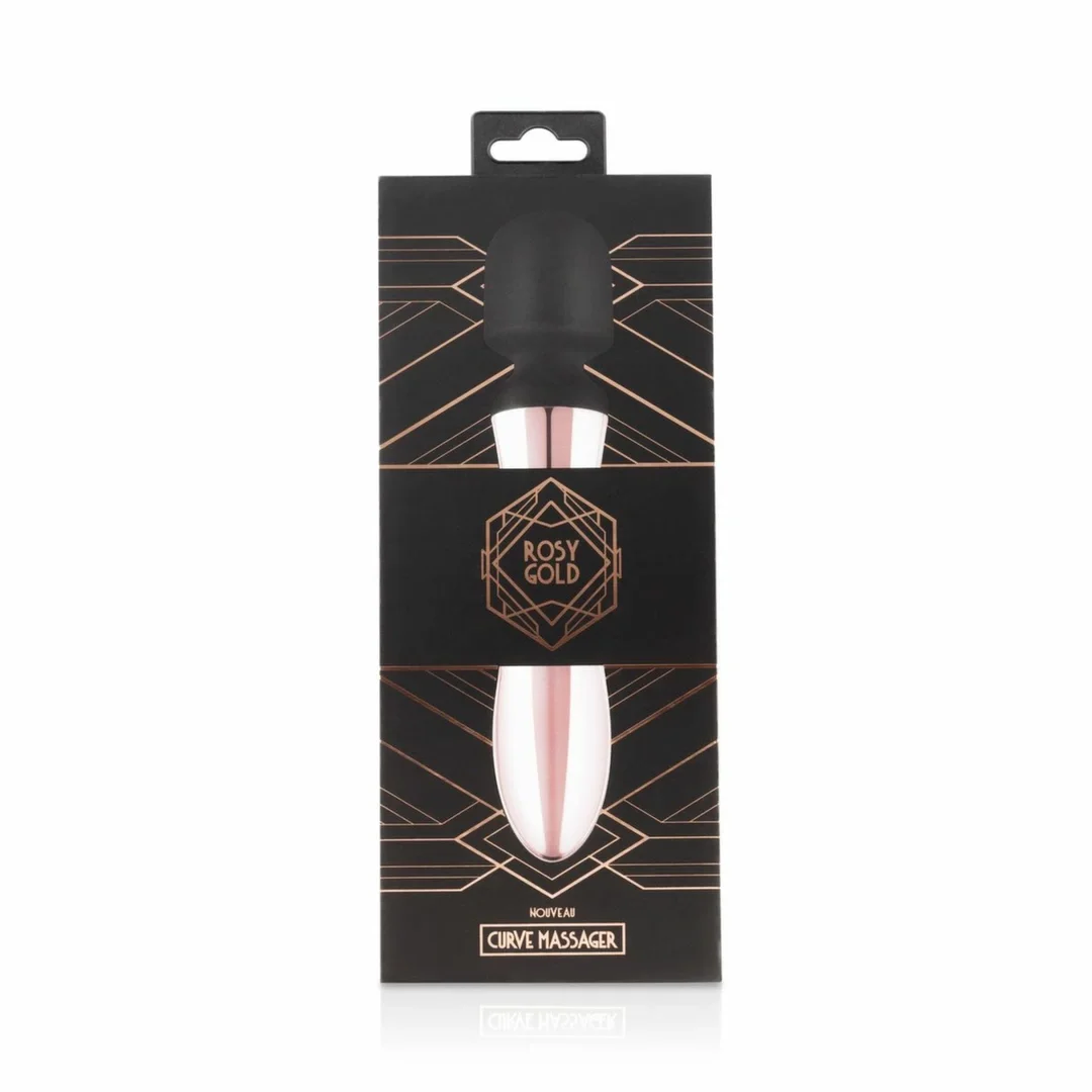 Rosy Gold Nouveau Curve - bezprzewodowy masażer wielofunkcyjny 10 trybow — zdjęcie 2