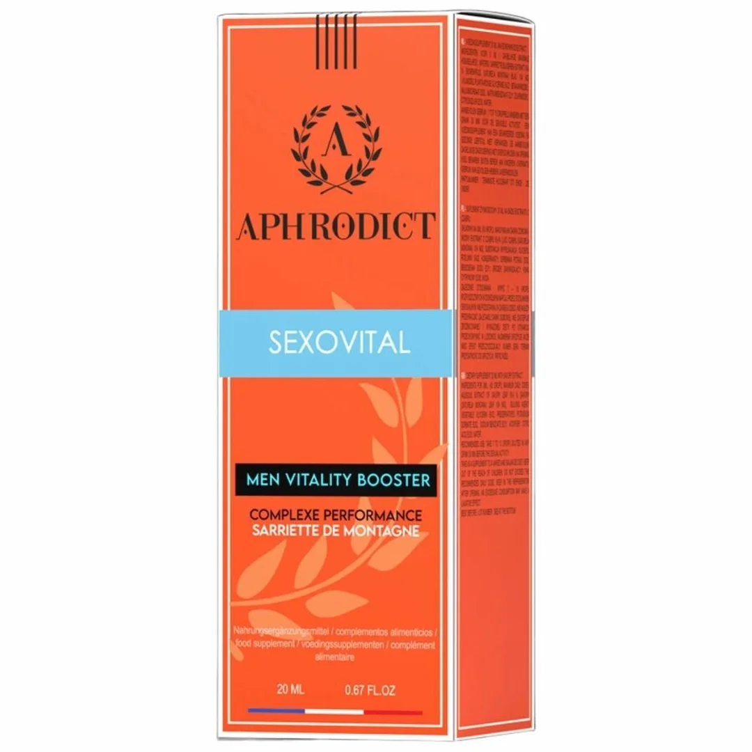 RUF Sexovital Spray Roślinny Suplement 20ml z Miętą i Imbirem — zdjęcie 3