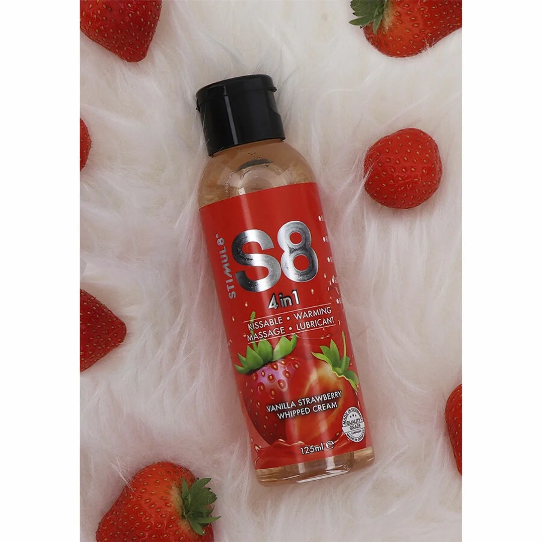 S8 4w1 Lubrykant Deserowy Truskawkowy 125 ml - formuła rozgrzewająca — zdjęcie 2