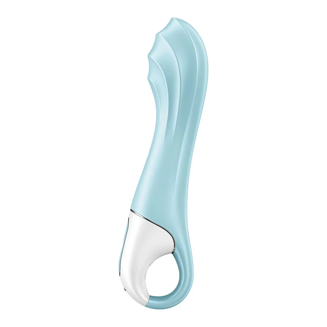 Satisfyer Air Pump Vibrator 5 Connect App silikonowy, powiększany, fioletowy — zdjęcie 3