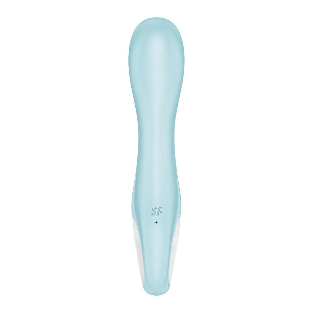 Satisfyer Air Pump Vibrator 5 Connect App silikonowy, powiększany, fioletowy — zdjęcie 4