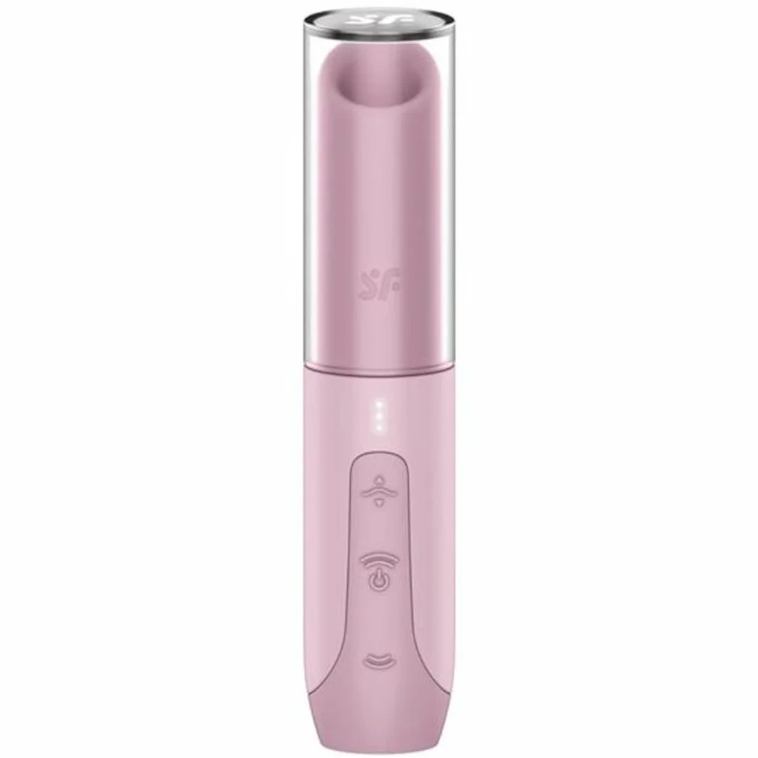 Satisfyer Secret Kiss Wave kompaktowy masażer Air Wave rożowy USB-C — zdjęcie 2