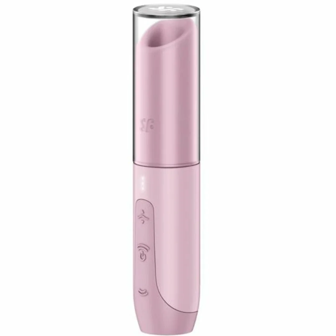 Satisfyer Secret Kiss Wave kompaktowy masażer Air Wave rożowy USB-C — zdjęcie 3