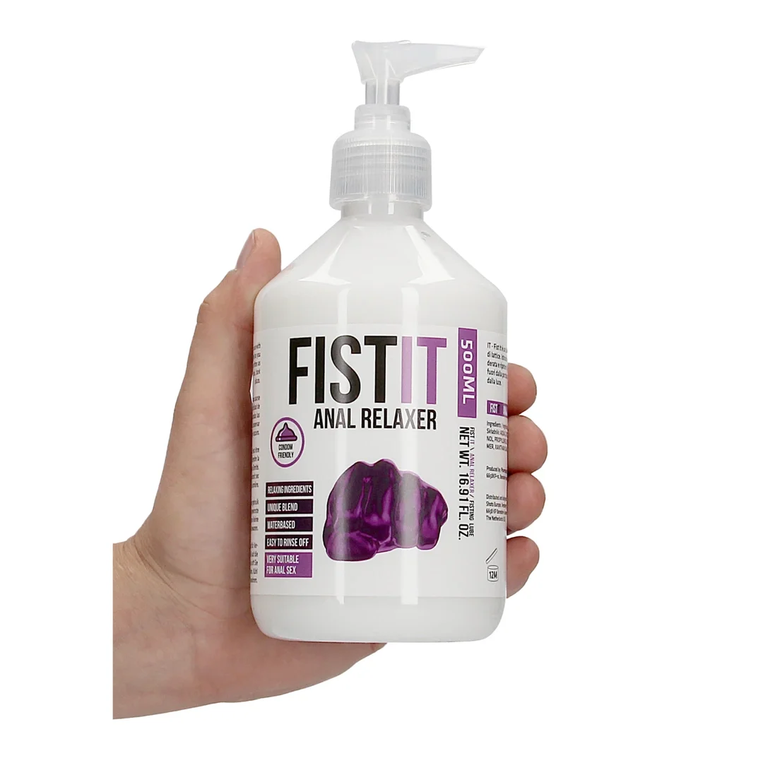 Shots Fist It Lubrykant wodny relaksujący 500 ml, bezbarwny — zdjęcie 6