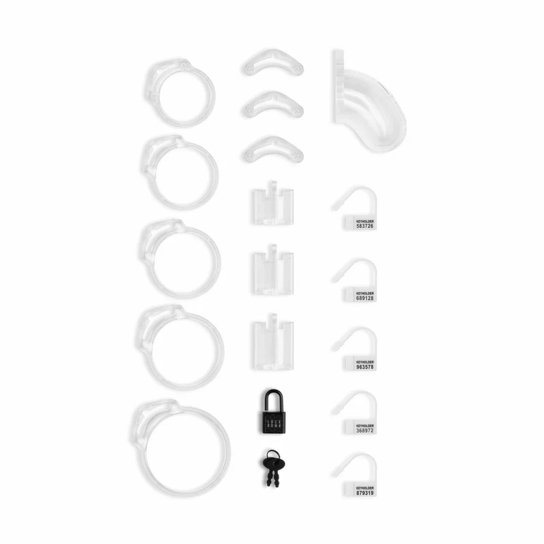 Shots Lockdown System Przezroczysty - Model Small, 5 rozmiarow pierścieni — zdjęcie 3