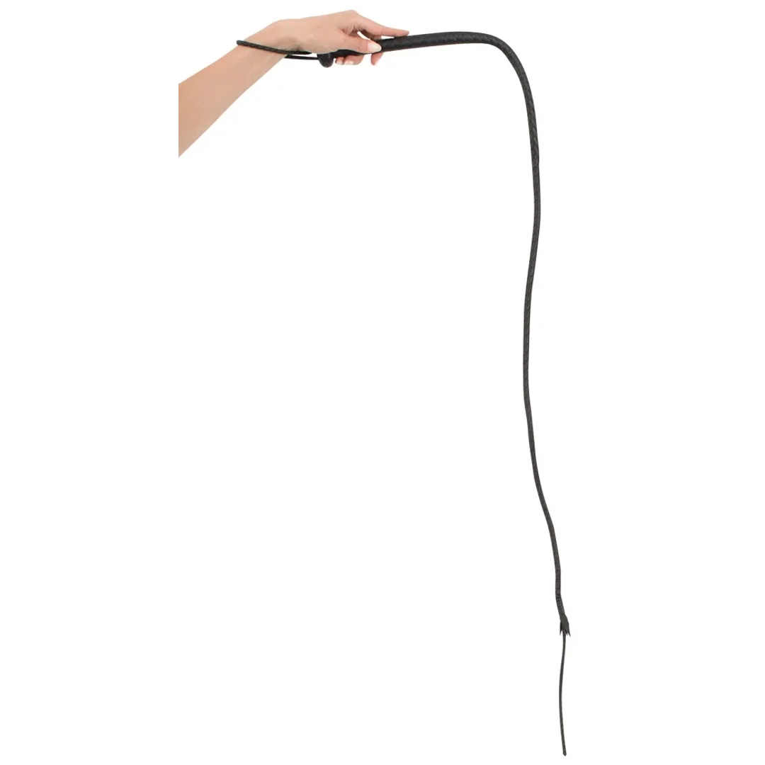 Zado Wild Thing czarny pejcz skorzany 132cm naturalna nappa — zdjęcie 2