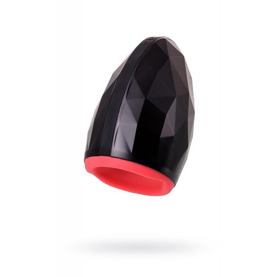 EROTIST Magma; Rechargeable masturbator with heating, Silicone, Black, 12 cm