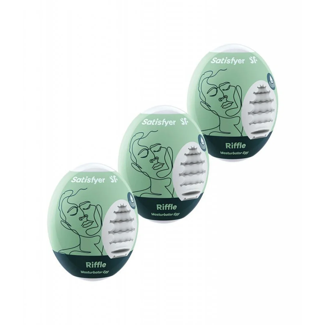 Masturbator-Eggs (set of 3 Riffle)