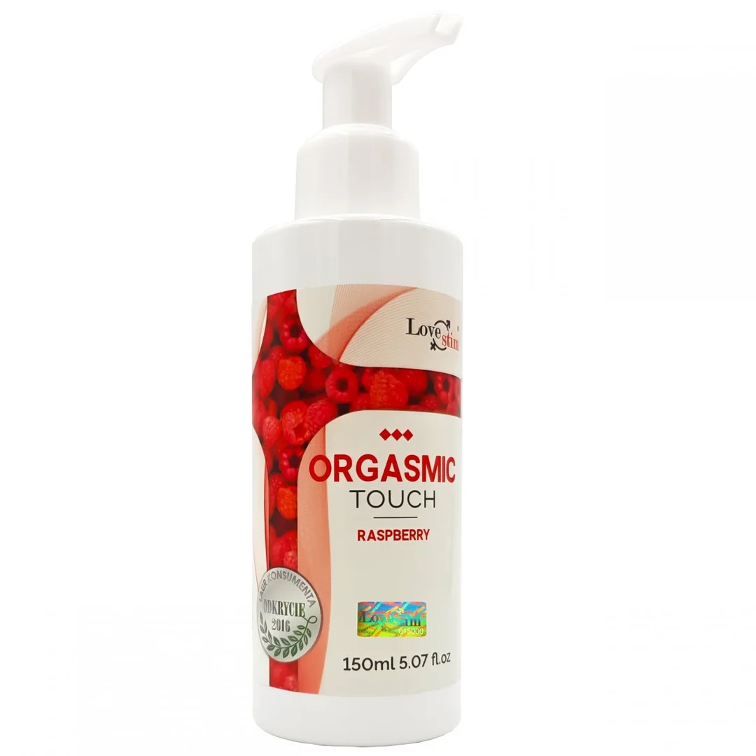 ORGASMIC TOUCH Orgazmowy żel do masażu i stymulacji MALINOWY 150m