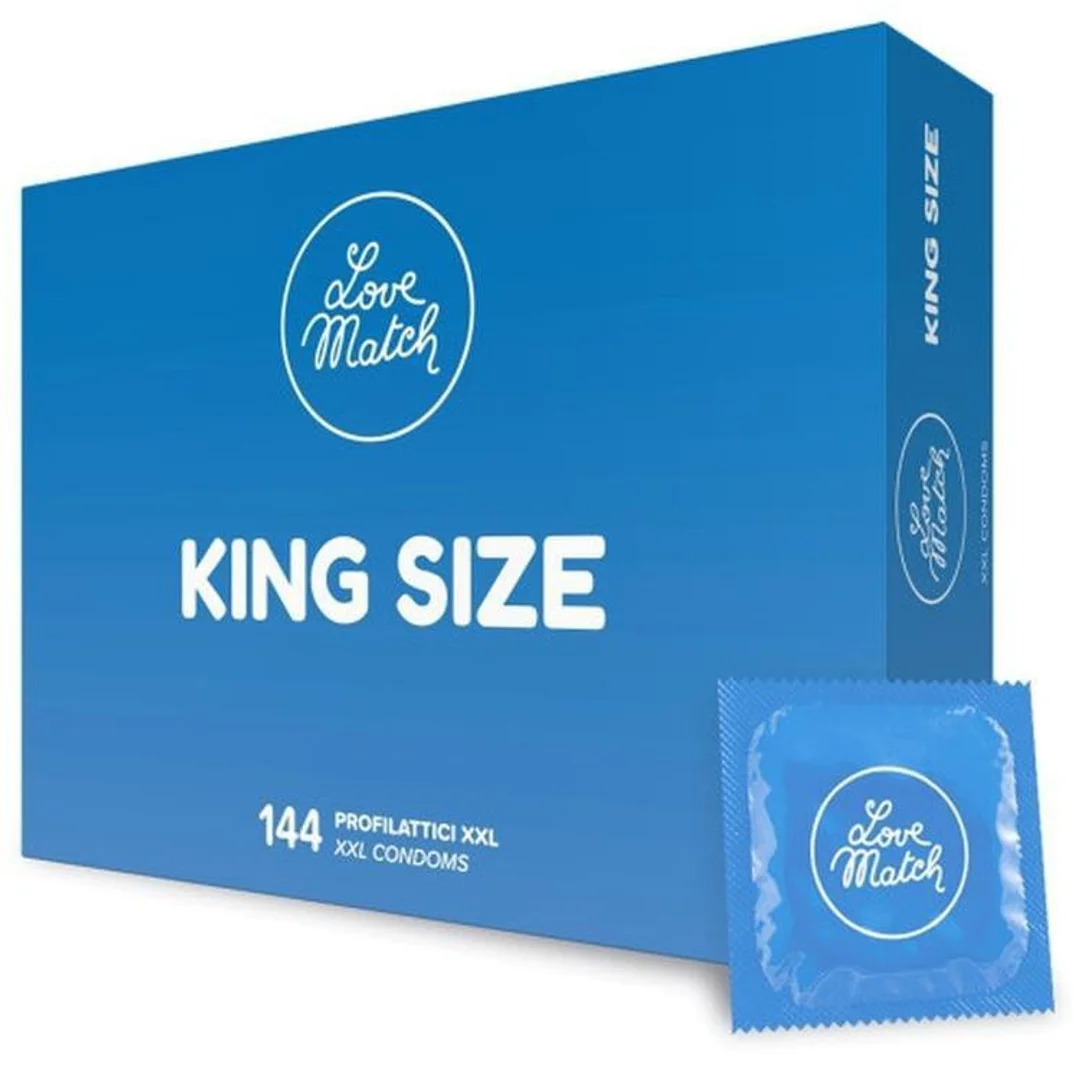 Prezerwatywy-Love Match King Szie XXL - 144 pack