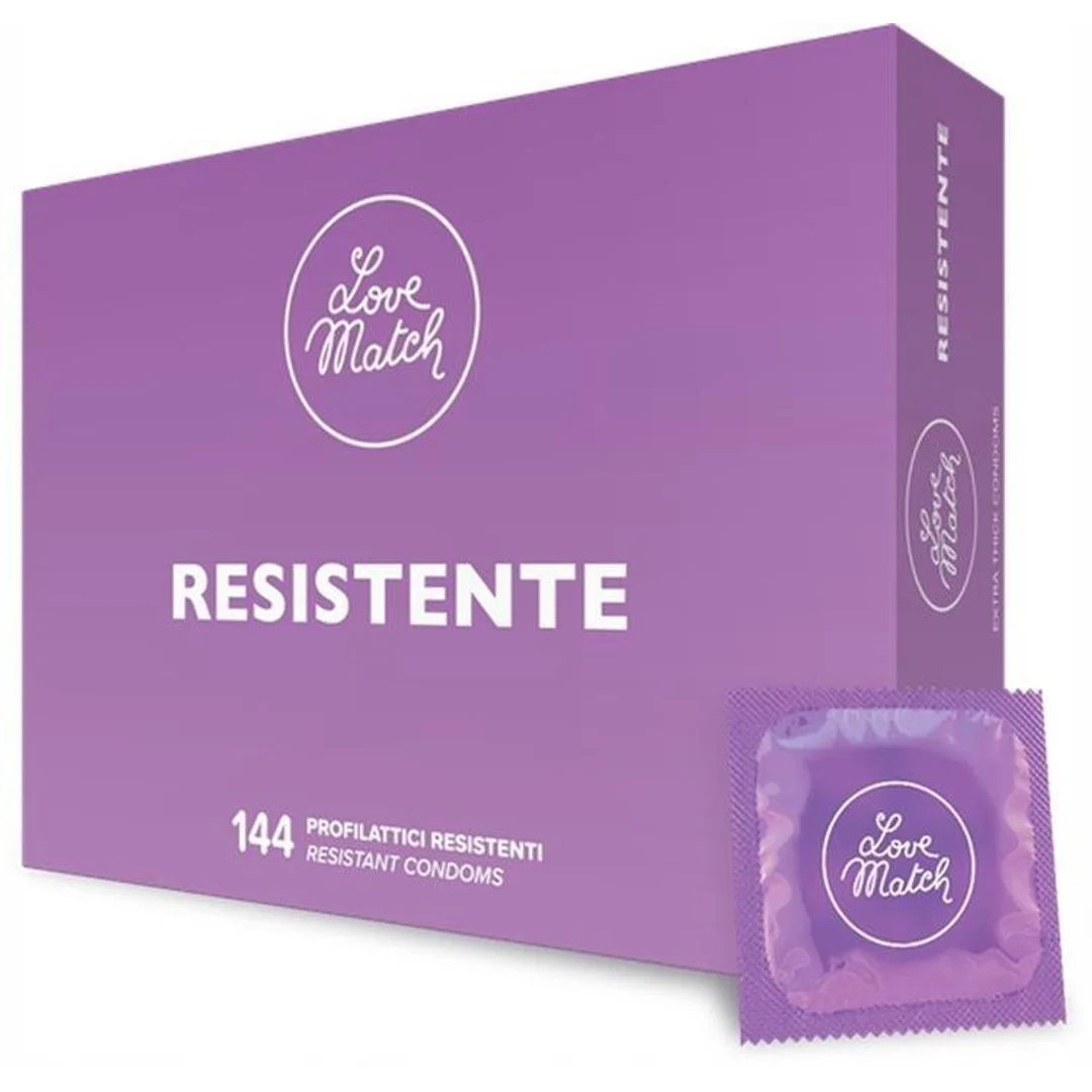 Prezerwatywy-Love Match Resistante - 144 pack