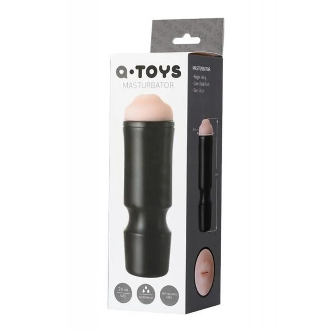 A-TOYS, Masturbator,TPE, ABS-plastic, 24 cm, diameter 7,6 cm — zdjęcie 3