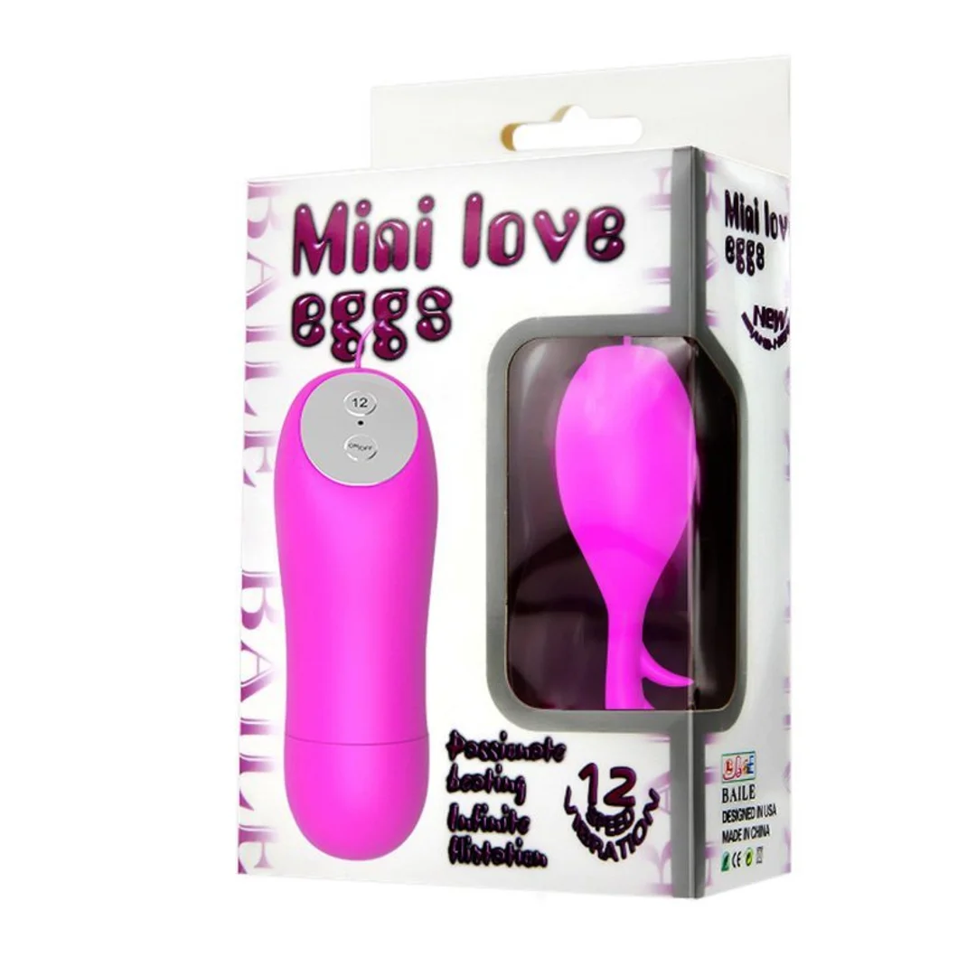BAILE- Mini love egg, 12 vibration functions — zdjęcie 7