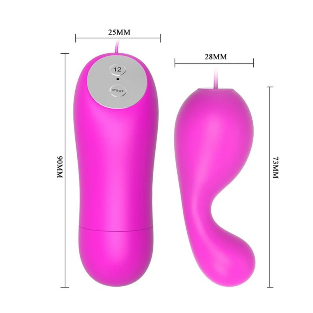 BAILE- Mini love eggs, 12 vibration functions — zdjęcie 4