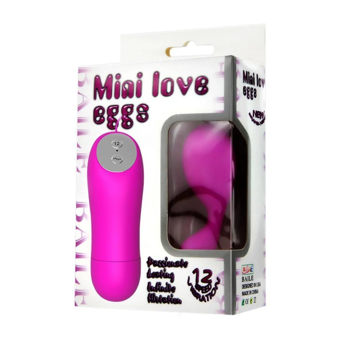 BAILE- Mini love eggs, 12 vibration functions — zdjęcie 7