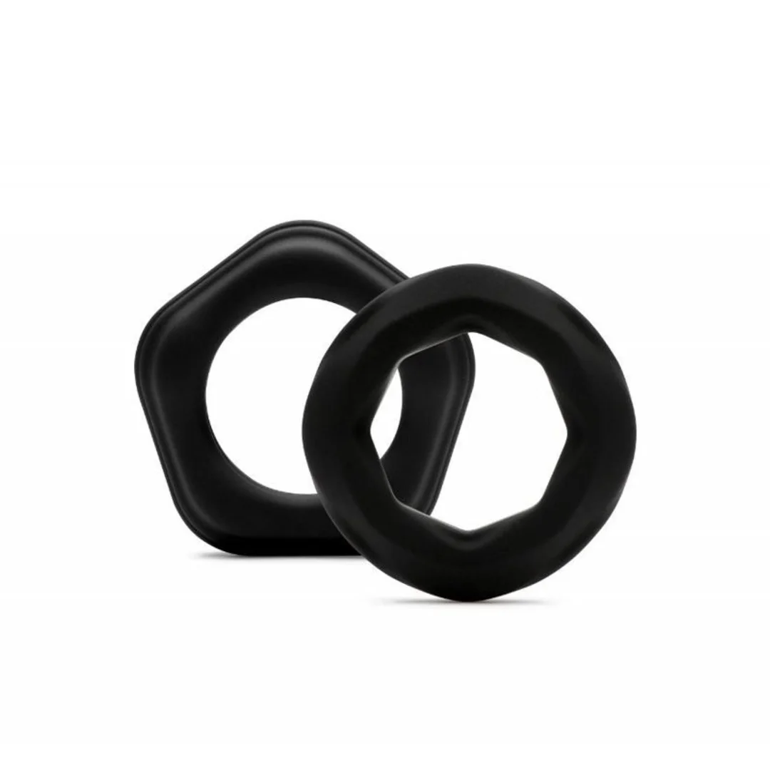 Classic Silicone Cock Rings - 2 Pack — zdjęcie 2