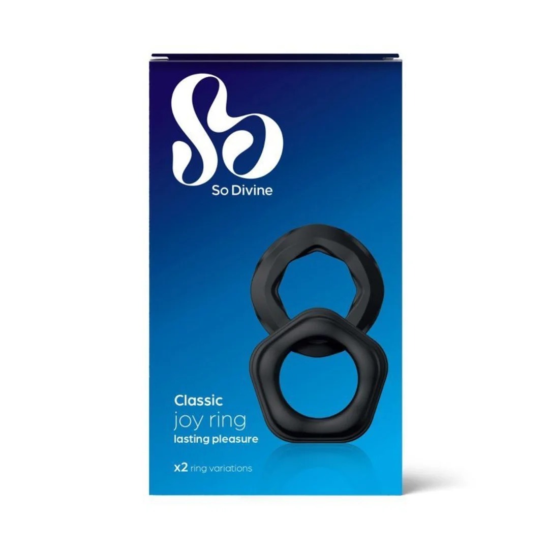 Classic Silicone Cock Rings - 2 Pack — zdjęcie 5