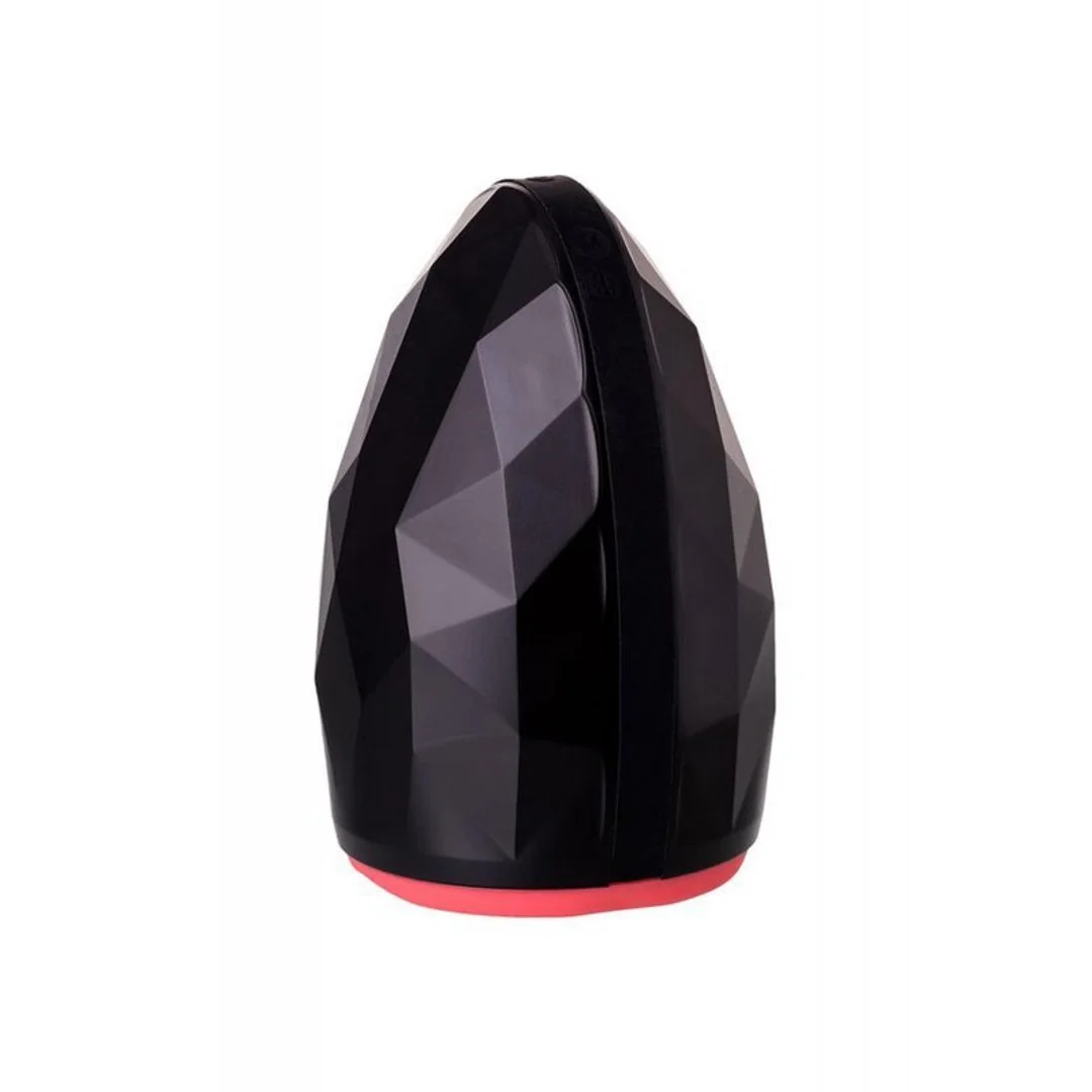 EROTIST Magma; Rechargeable masturbator with heating, Silicone, Black, 12 cm — zdjęcie 2