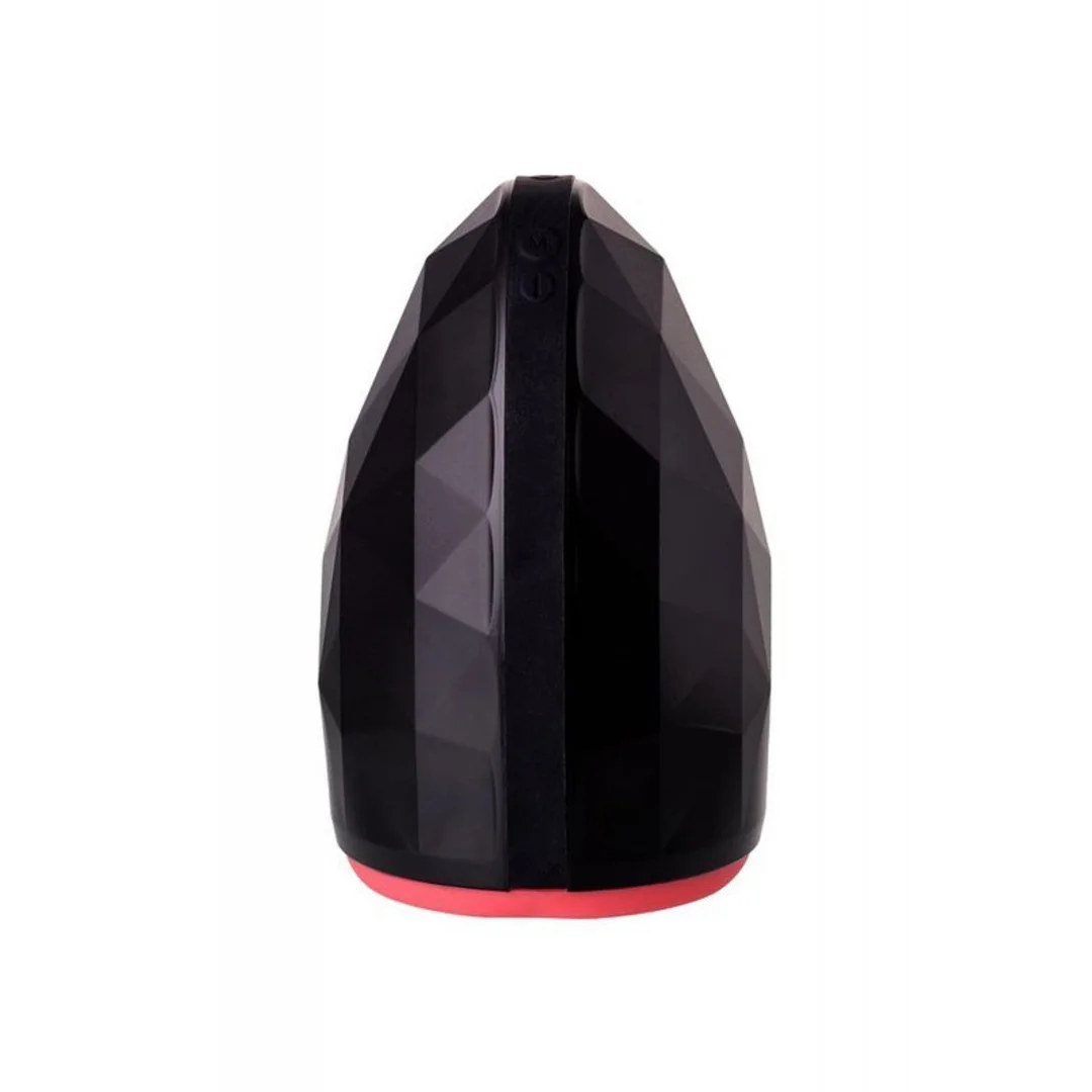 EROTIST Magma; Rechargeable masturbator with heating, Silicone, Black, 12 cm — zdjęcie 4
