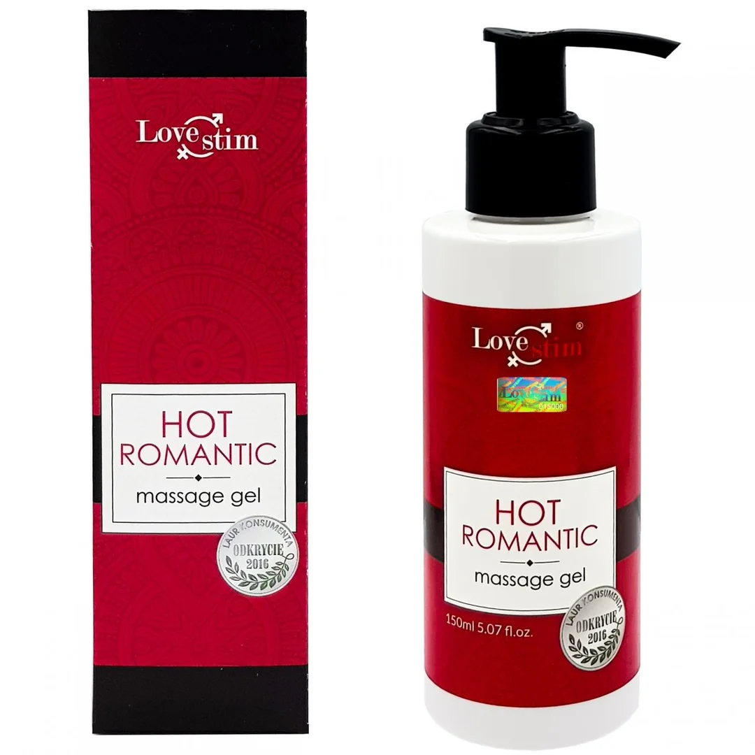 HOT ROMANTIC 150ml ROZGRZEWAJĄCO STYMULUJĄCY ŻEL DO MASAŻU — zdjęcie 2