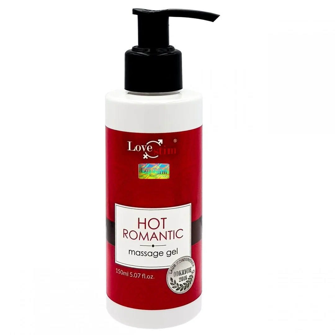HOT ROMANTIC 150ml ROZGRZEWAJĄCO STYMULUJĄCY ŻEL DO MASAŻU — zdjęcie 3