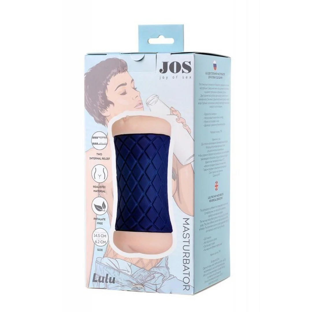 JOS LULU, Masturbator double-sided, TPR, fleshy, 14.5 cm