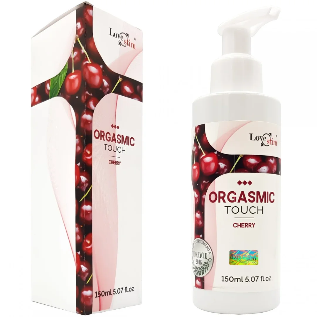 ORGASMIC TOUCH Orgazmowy żel do masażu i stymulacji CHERRY 150m — zdjęcie 2