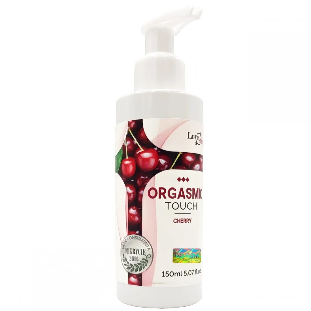 ORGASMIC TOUCH Orgazmowy żel do masażu i stymulacji CHERRY 150m — zdjęcie 4