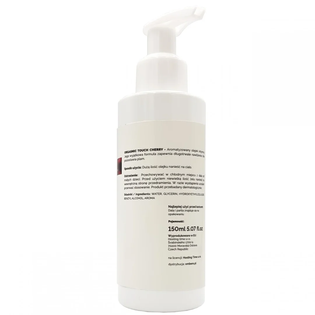 ORGASMIC TOUCH Orgazmowy żel do masażu i stymulacji CHERRY 150m — zdjęcie 5