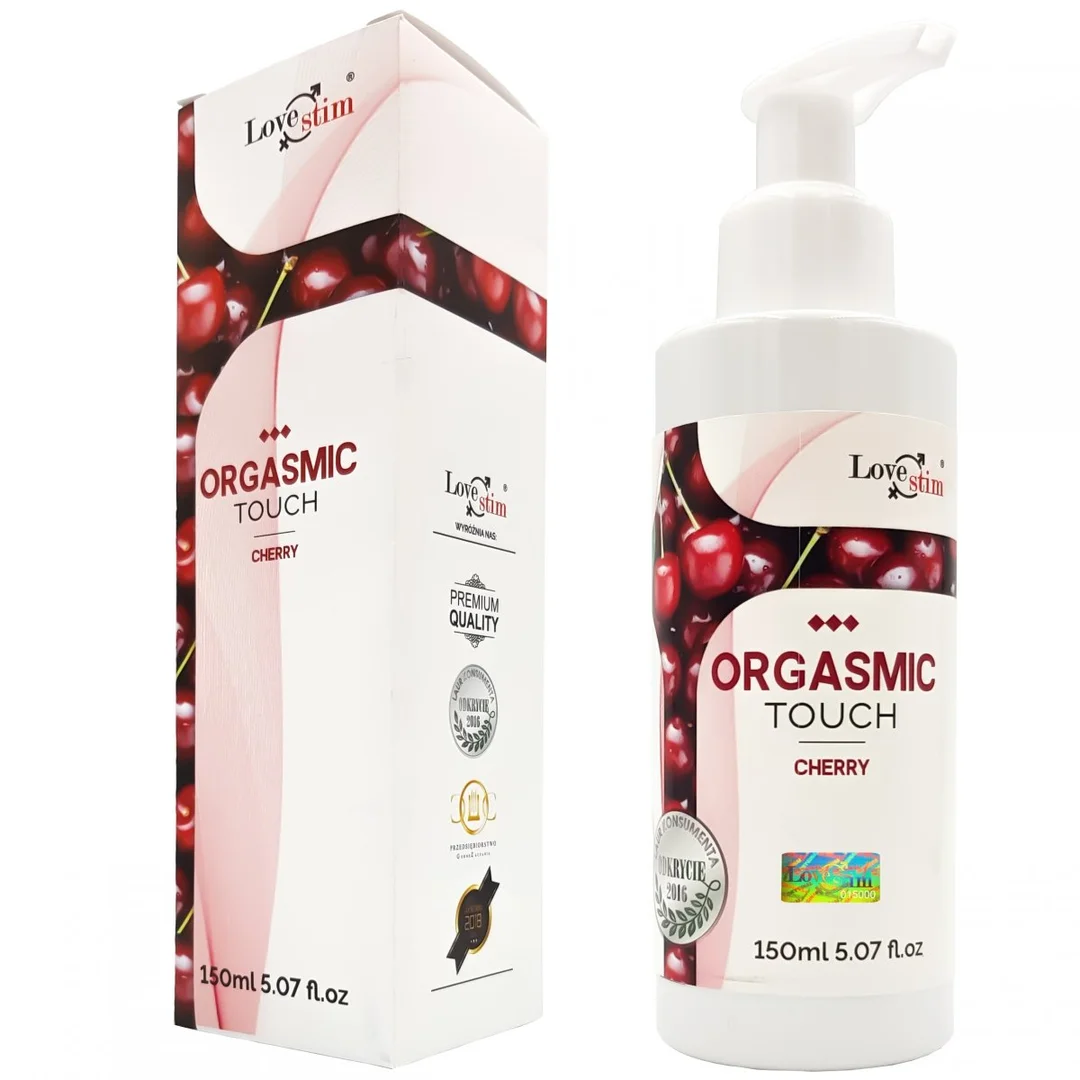 ORGASMIC TOUCH Orgazmowy żel do masażu i stymulacji CHERRY 150m — zdjęcie 7