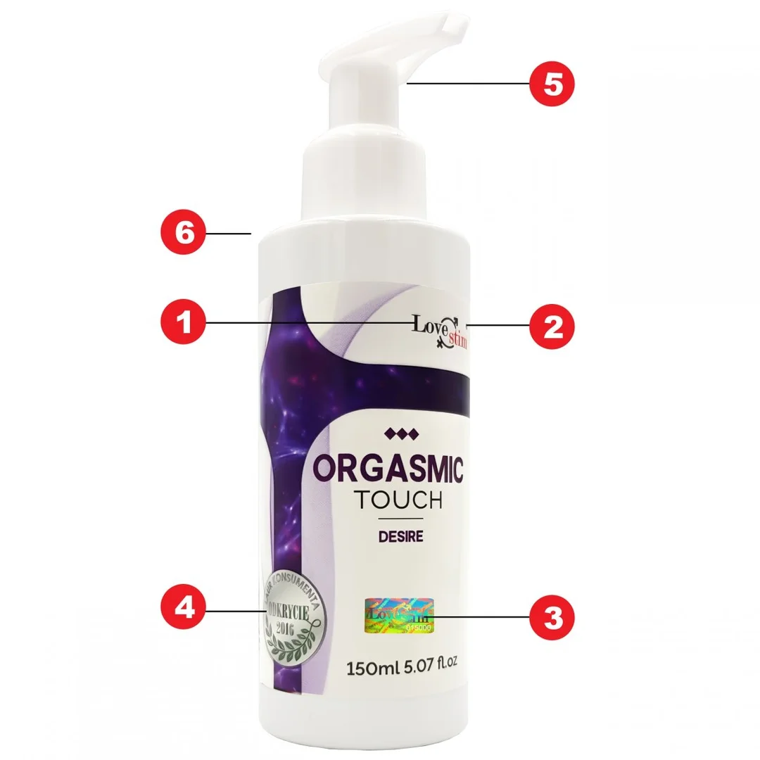 ORGASMIC TOUCH Orgazmowy żel do masażu i stymulacji DESIRE 150m — zdjęcie 5