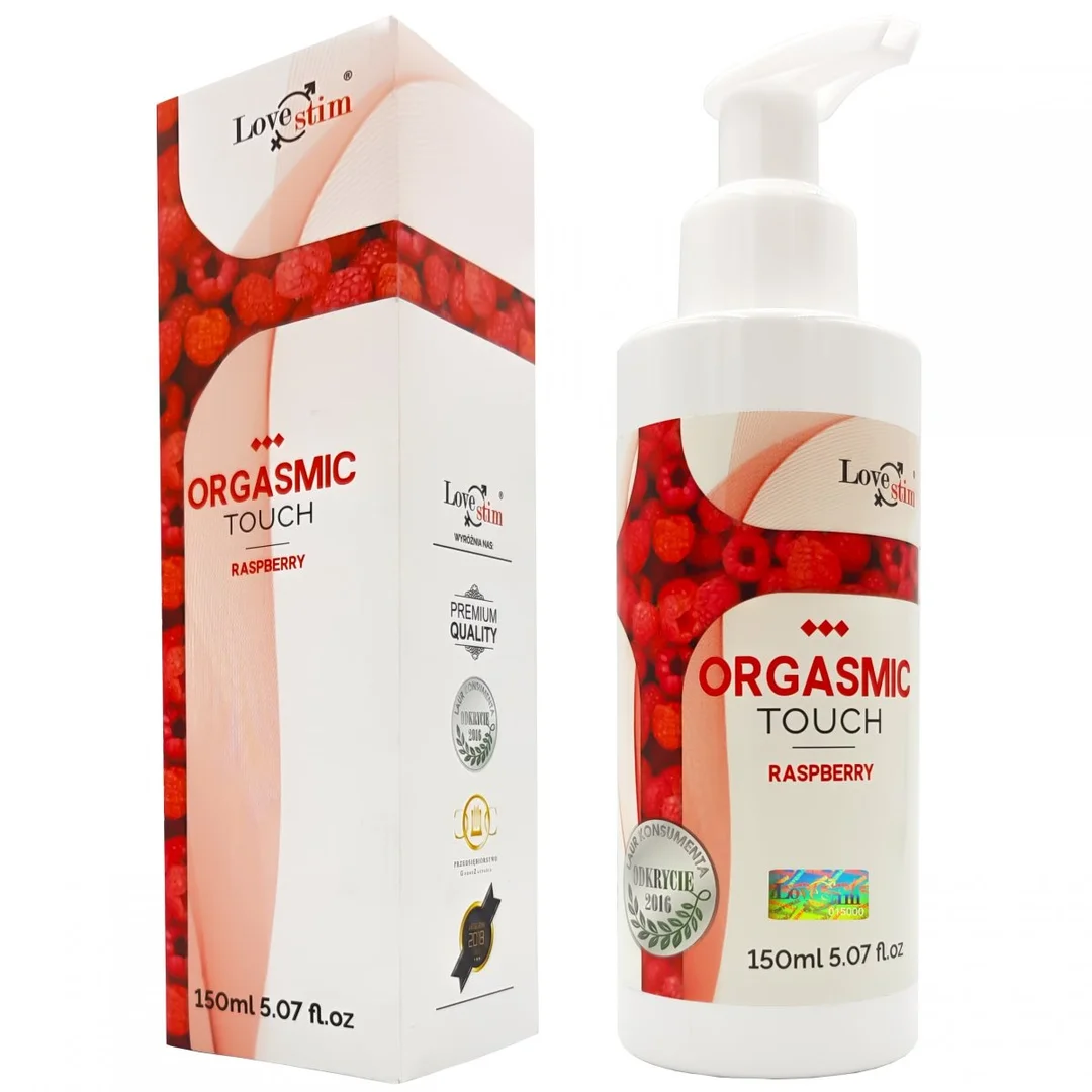 ORGASMIC TOUCH Orgazmowy żel do masażu i stymulacji MALINOWY 150m — zdjęcie 2