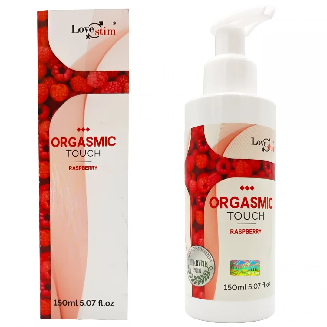 ORGASMIC TOUCH Orgazmowy żel do masażu i stymulacji MALINOWY 150m — zdjęcie 3