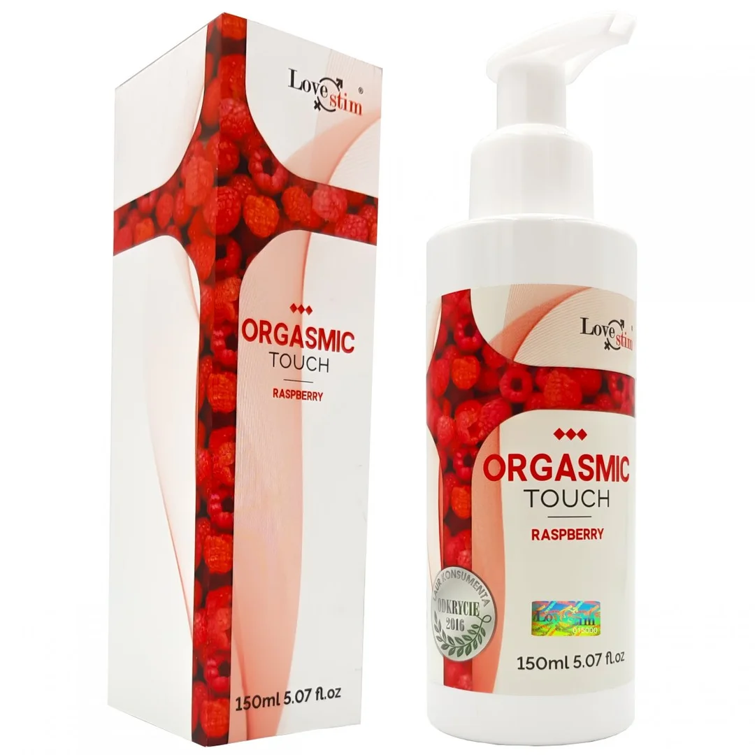 ORGASMIC TOUCH Orgazmowy żel do masażu i stymulacji MALINOWY 150m — zdjęcie 4