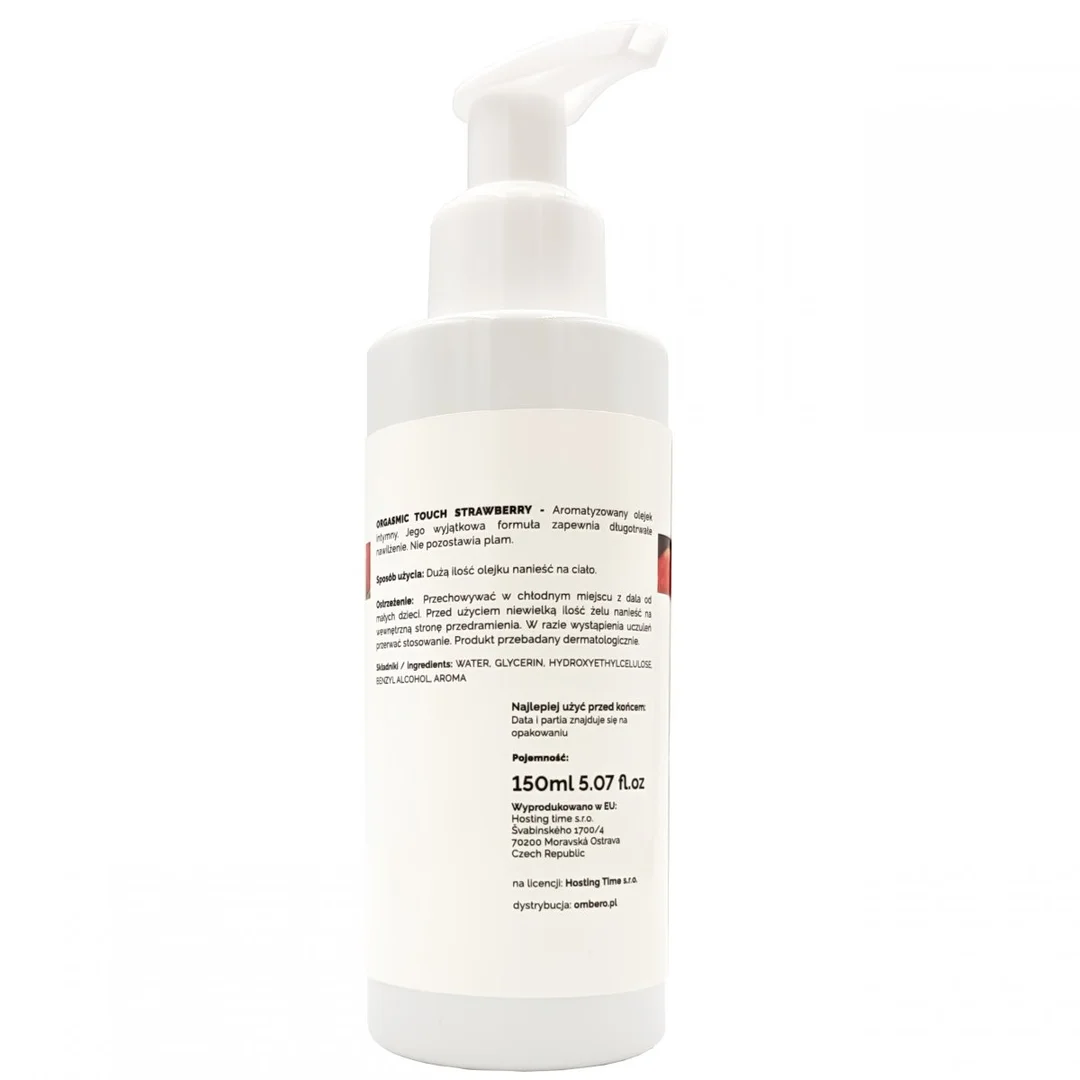 ORGASMIC TOUCH Orgazmowy żel do masażu i stymulacji STRAWBERRY 150m — zdjęcie 4