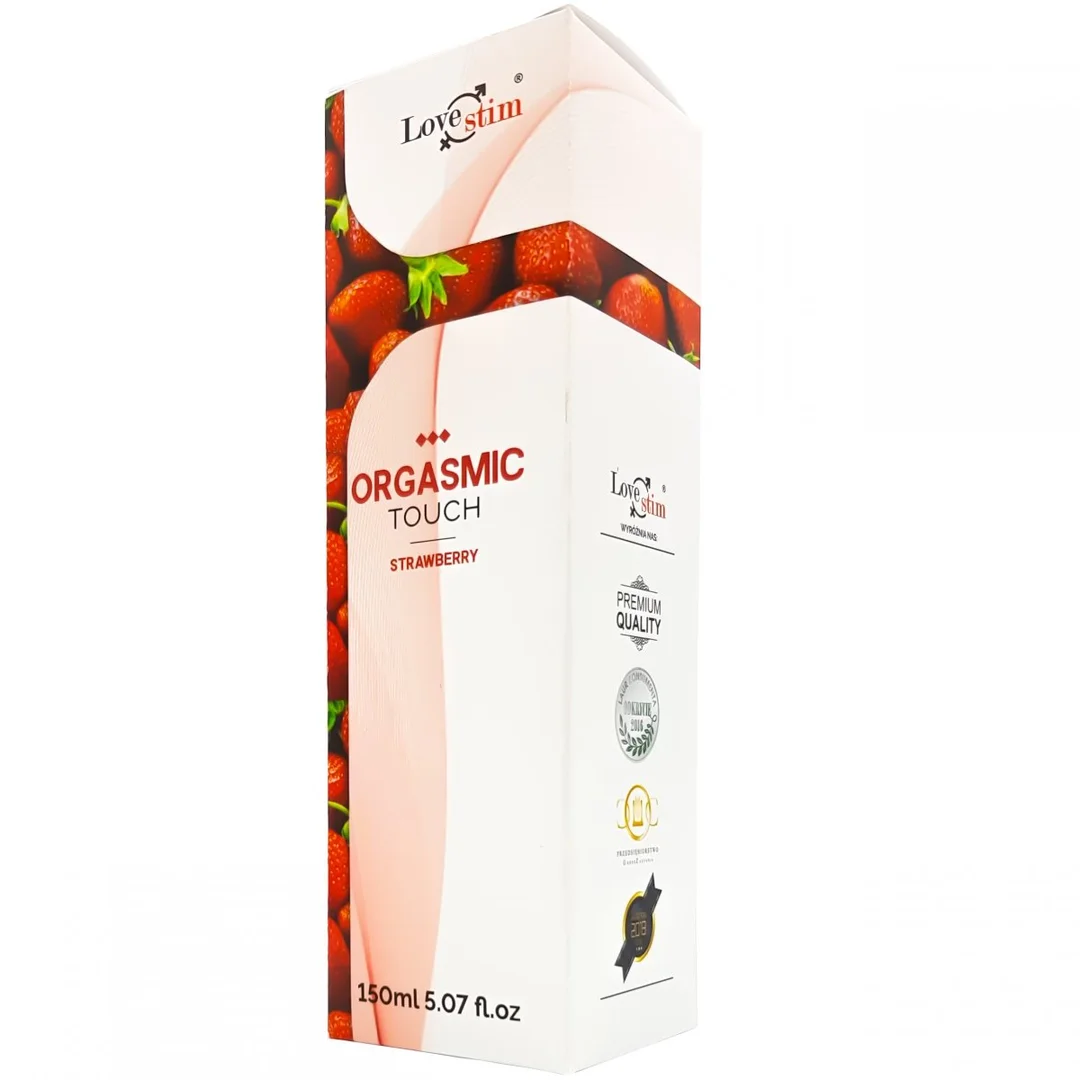 ORGASMIC TOUCH Orgazmowy żel do masażu i stymulacji STRAWBERRY 150m — zdjęcie 5