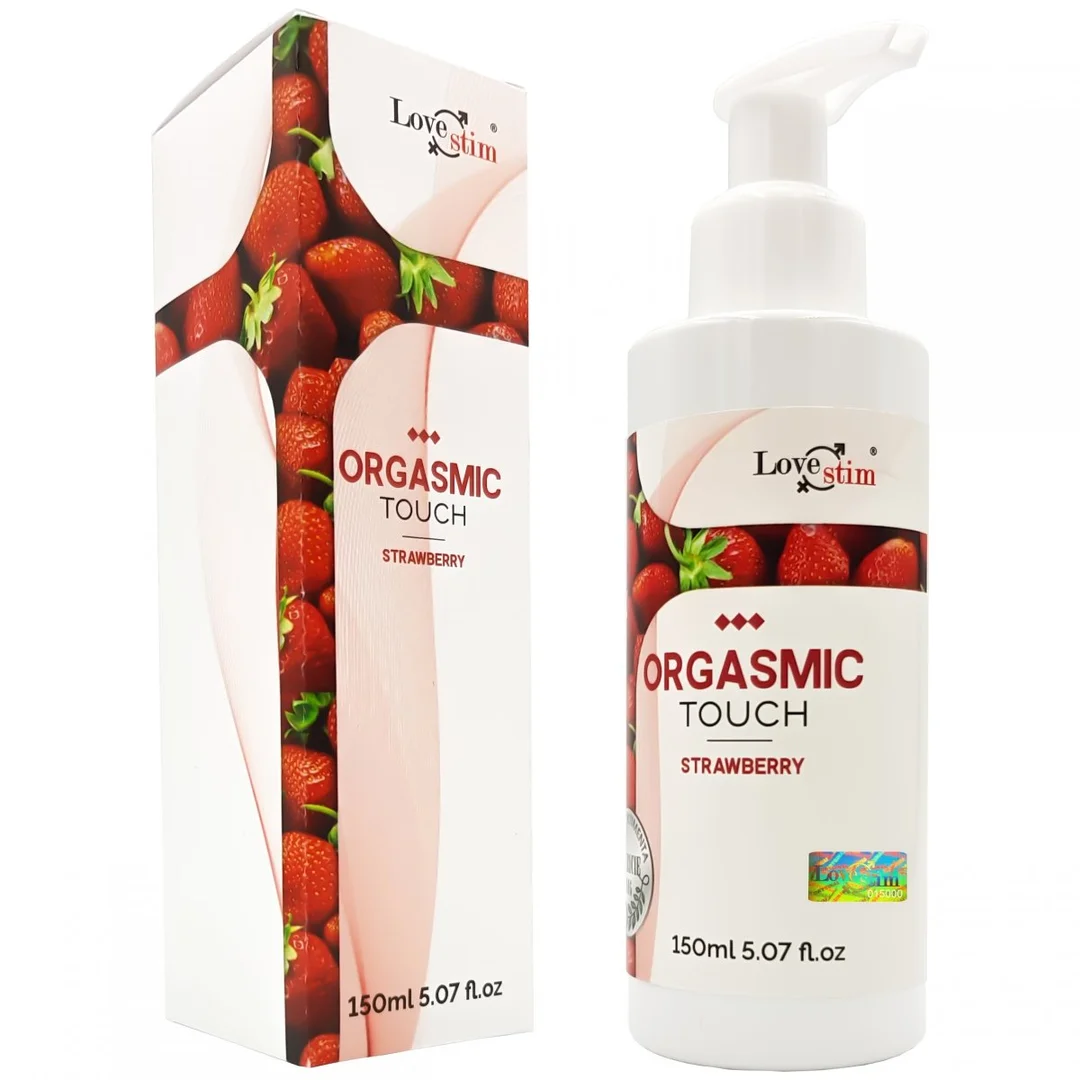 ORGASMIC TOUCH Orgazmowy żel do masażu i stymulacji STRAWBERRY 150m — zdjęcie 6