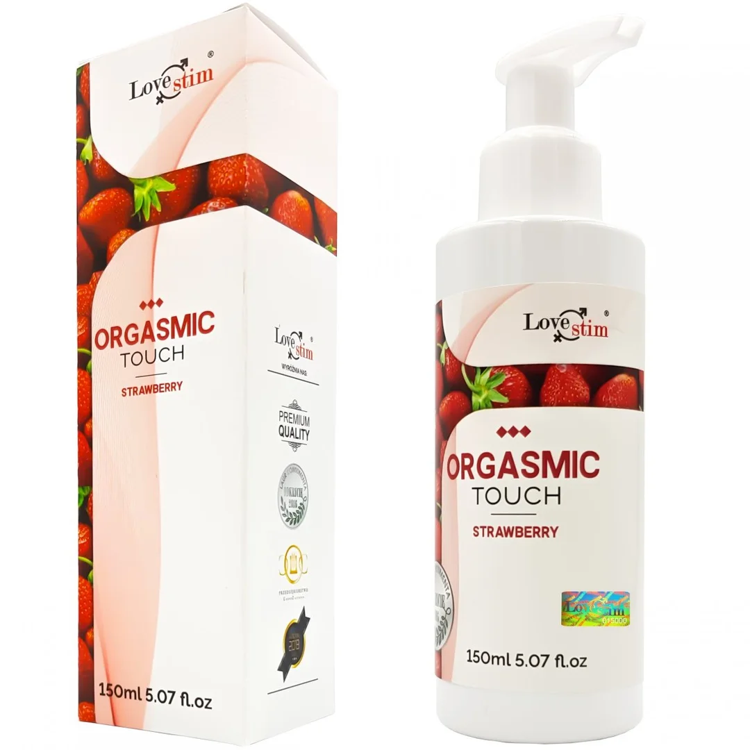 ORGASMIC TOUCH Orgazmowy żel do masażu i stymulacji STRAWBERRY 150m — zdjęcie 8