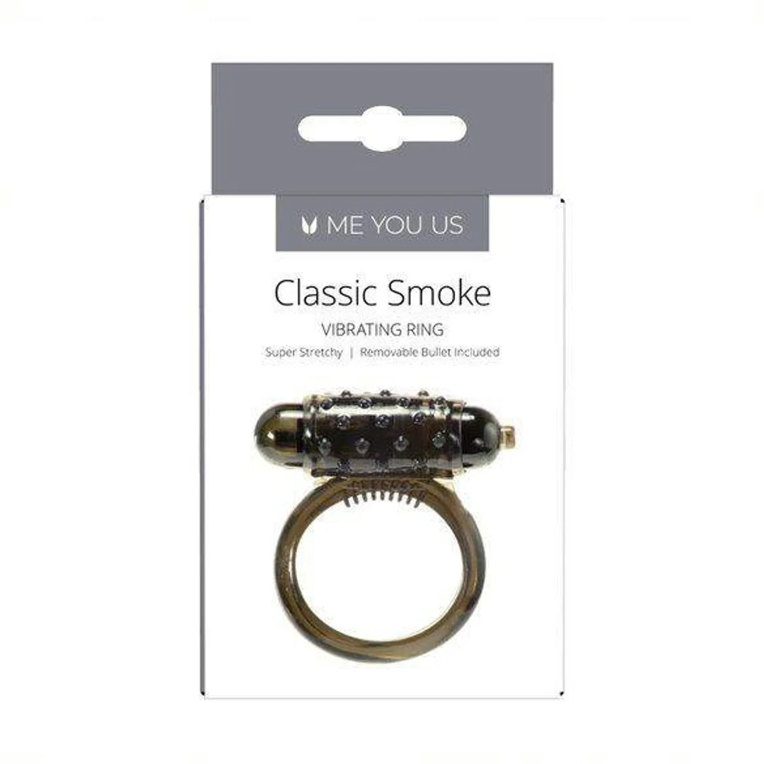 Pierścień- Me You Us Classic Smoke Cock Ring Smoke — zdjęcie 2