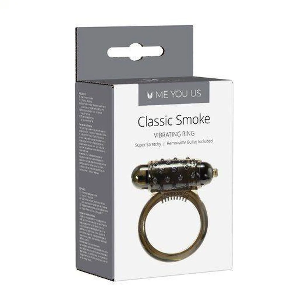 Pierścień- Me You Us Classic Smoke Cock Ring Smoke — zdjęcie 3